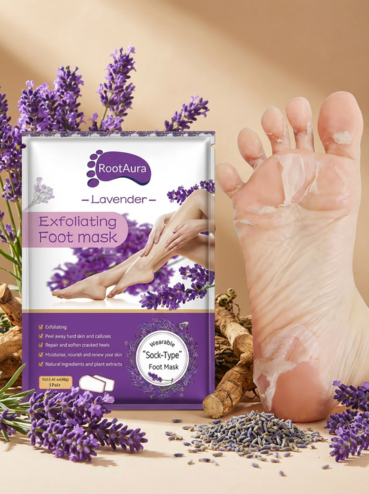 RootAura™ Маска за сухи и напукани стъпала