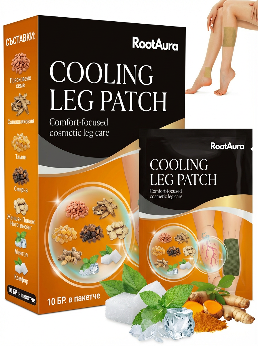 RootAura™ Освежаващи Пачове за Вените