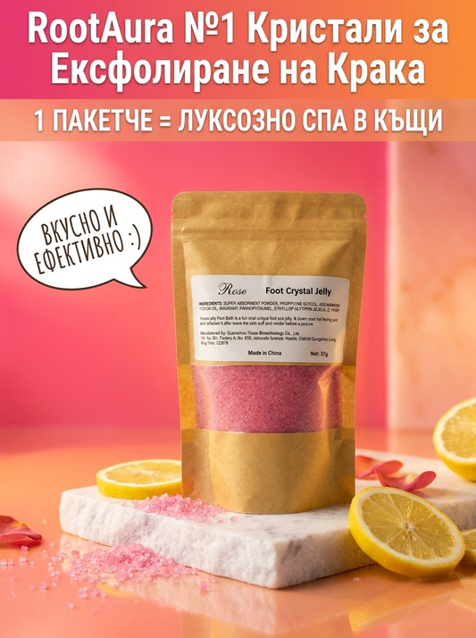 RootAura™ Кристали за меки и гладки стъпала